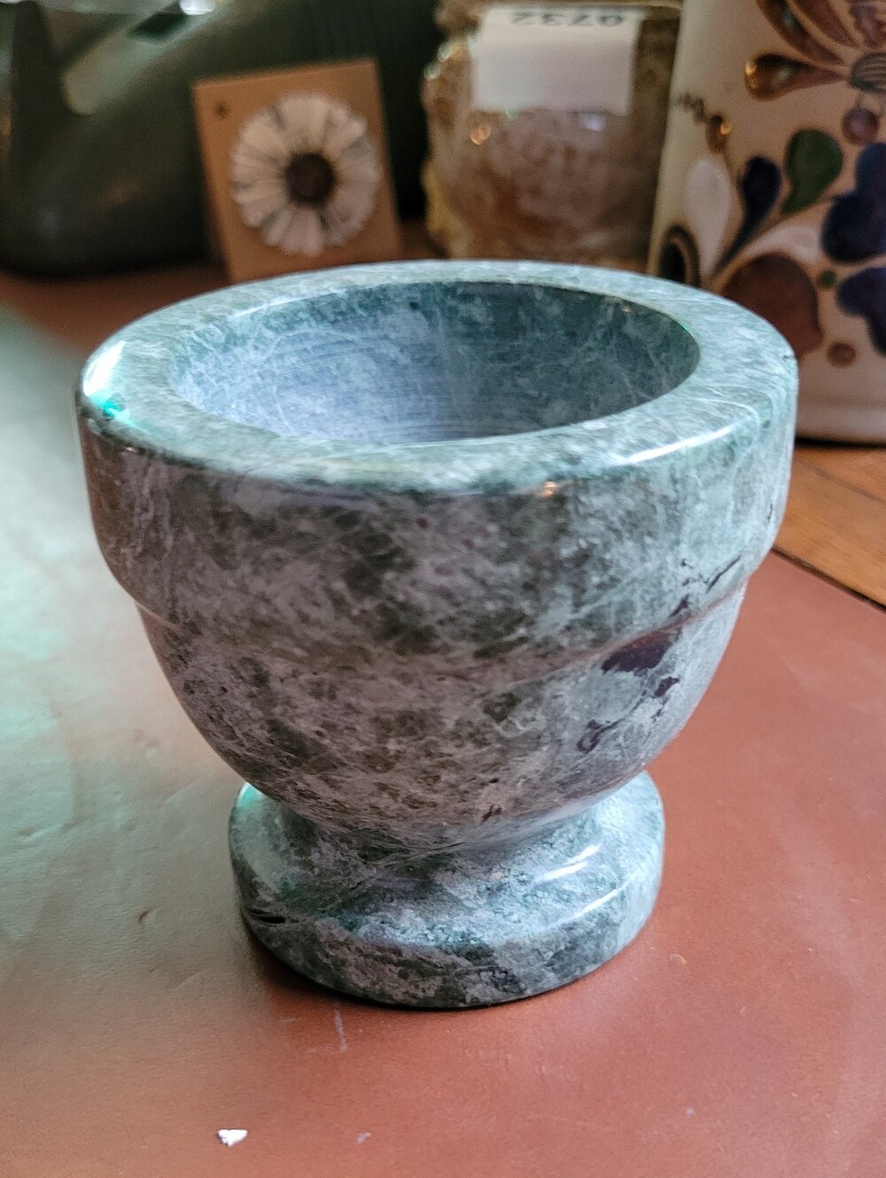 Green Marble Mortar Only, 3"